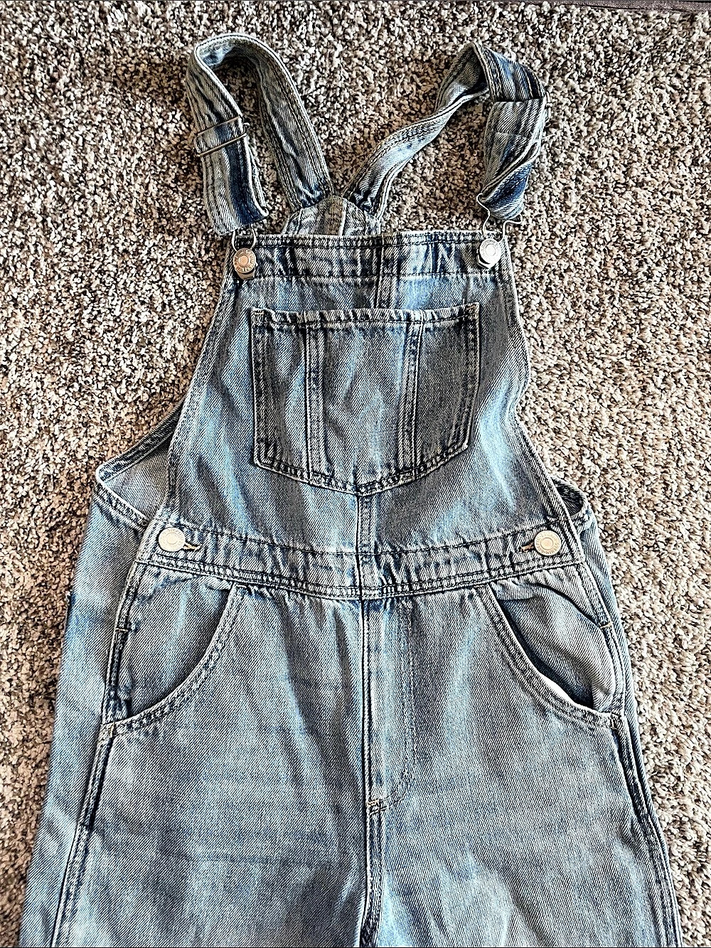H&M Denim Overalls in Blue Size 9-10Y